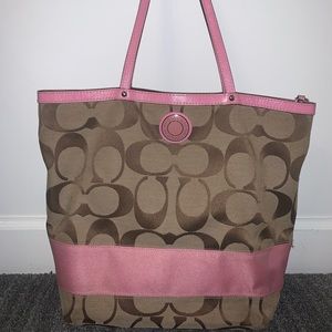 Coach Pink Tote
